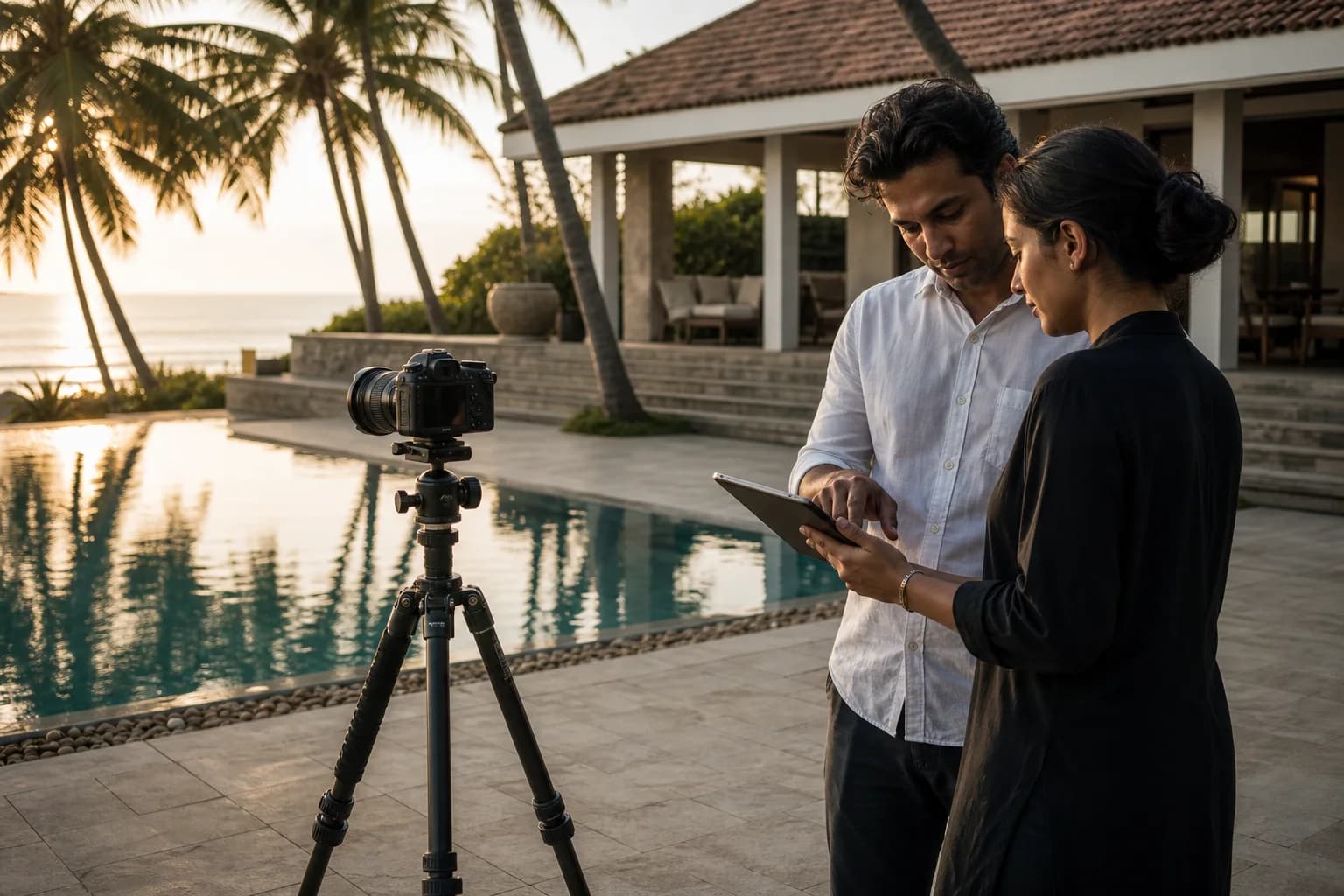 Creator partnership campaign photographed on location in Sri Lanka