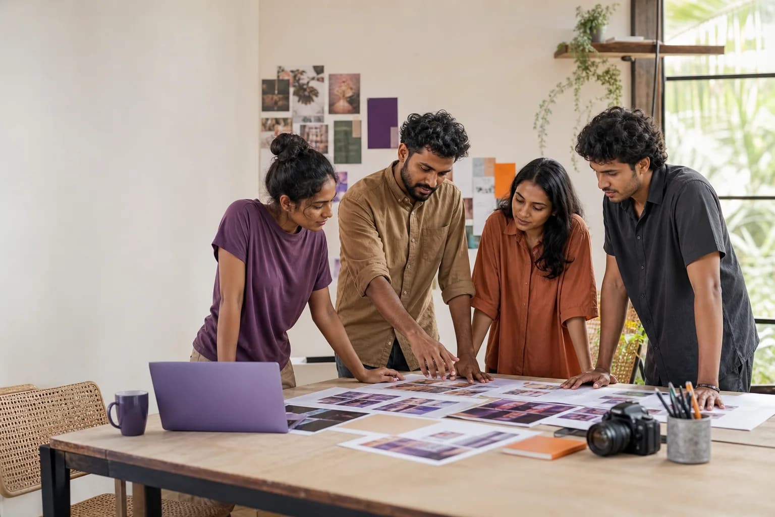 Sri Lankan creative team planning a campaign